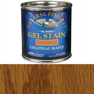 Allmänna ytor Oil Bas Gel Stain 1/2 Pint Colonial Maple