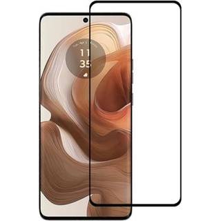 Motorola Edge 50 Ultra/Moto X50 Ultra Skærmbeskyttelse Hærdet Glas - 9H - Full Fit - Sort Kant