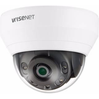 Hanwha Vision Dome Kamera QND-6012R 2,8mm Überwachungskamera mit 2 Megapixel Auflösung. professionelle Kamera für außen - weiß
