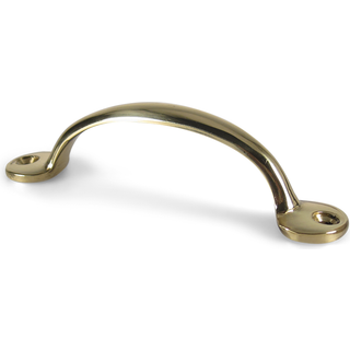 Raadvad • Købmandsgreb i massiv blank messing med lak