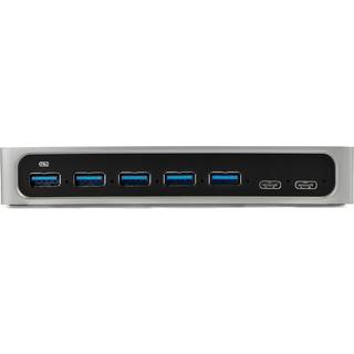 StarTech.com USB C Hub 7 Port USB hub - 7 ports - Sølv