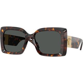 Versace Kvinde VE4467U 108/87 Solbriller Nylon Skildpadde Grå Geometrisk Normal