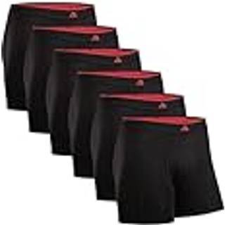 BAMBOO TRUNKS WITH FLY - Black / 2XL / 6-Pack