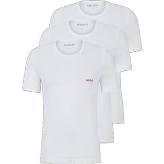 Pakke med tre undertrøje-T-shirts i bomuld med logoer