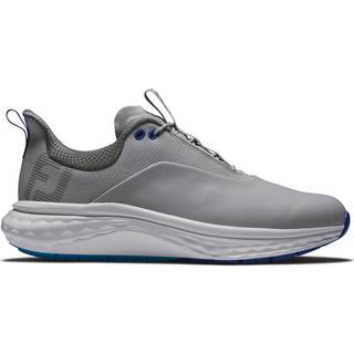 Footjoy Quantum Grey/White/Blue 40,5 Golfsko til mænd