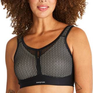 Swegmark Net Impact Force Sport Bra Moulded Cups Black/beige, 75B