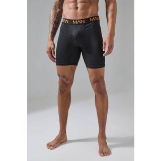 Mens Multi Man Active Performance 7inch Long 3 Pack Boxer Neon Logo