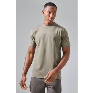 Mens Khaki Man Active Performance Regular Fit T-shirt
