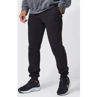 Mens Black Man Active Gym Pocket Detail Regular Fit Joggers