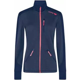 Jakke "zip" | 100% uld | Navy