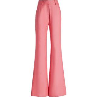 Gabriela Hearst Rhein high-rise silk and wool flared pants - pink - L