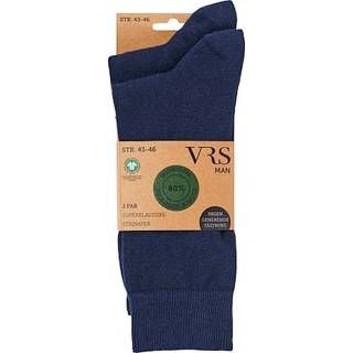 VRS herre 2-pak strømper str. 39/42 - mørkeblå (På lager i butik)