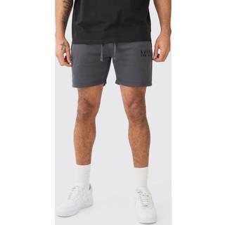 Mens Charcoal Man Dash Slim Fit Short Length Short