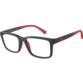 Emporio Armani EK3203F Asian Fit Børn 5001 50 Briller Børn Black - Matte Black - 50mm