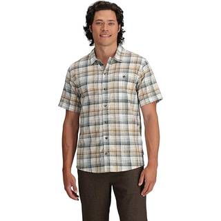 Royal Robbins Redwood Plaid S/S Skjorte Herrer størrelse S farve grå