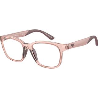 Emporio Armani EK3003F Asian Fit Børn 5544 49 Briller Børn Lyserød - Shiny Transparent Pink - 49mm