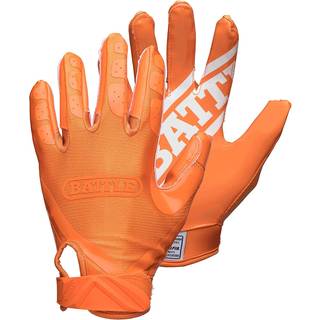 Battle Double Threat Football Gloves - Ultra -Tack Sticky Palm Modtagere Handsker - Pro -stil modtagerhandsker Voksen