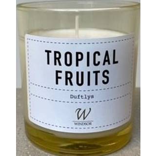 Windsor duftlys i glas - tropical fruits (På lager i varehus)