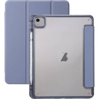 EIDERWOOD iPad Air 11" (2025 / 2024) Tri-Fold Kunst Læder Flip Cover m. Apple Pencil Holder - Lilla