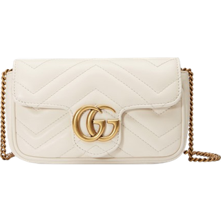 Gucci GG Marmont Mini shoulder bag - white - One Size