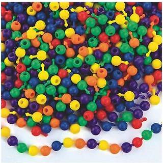 S&S Worldwide Color Splash! Popperler 6 forskellige lyse farver til børn smykke lejr rekreation snap sammen for at gøre halskæder armbånd og kran