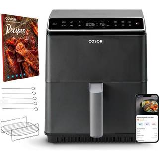 Cosori Dual Blaze 6.4L Smart+ 5x skewers and grill, Black