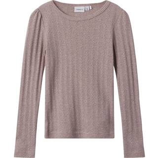 Name It Deauville Mauve Melange Glitter Top