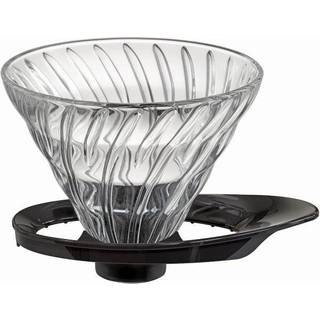 Hario V60 Filterholder Glas m/Sort Hank 2-kopper VDGR-02B