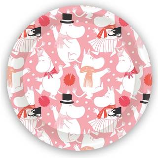 Opto Design Moomin celebration mini bakke Ø11 cm Hvid-lyserød