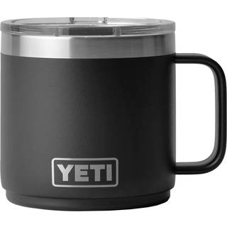 Yeti Rambler 14 oz Stabelbar krus Vacuum Isoleret rustfrit st?l med magslider l?g sort