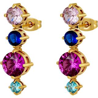 ANNEBRAUNER Madrid Mix Øreringe 18K Guldbelagt