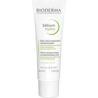 Bioderma Sébium Hydra Fugtende creme Til hud som er blevet tør og irriteret efter medicinsk aknebehandling 40 ml - 40 ml