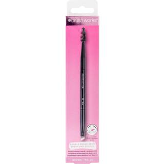 Brushworks Double Ended Brow Brush And Spoolie Øjenbrynsbørste med to ender NO. 22 1 stk. - 1 stk.