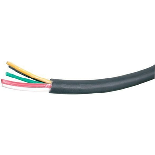 Kabel til styrstrøm Max Power, 6 x 0.5 mm², sort, 25 meter