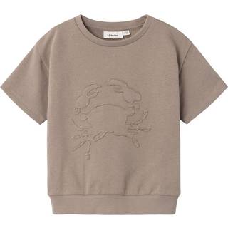 Lil Atelier Mocha Meringue Loose Sweatshirt