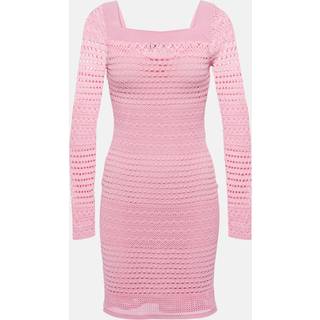 Tom Ford Crochet minidress - pink - XS