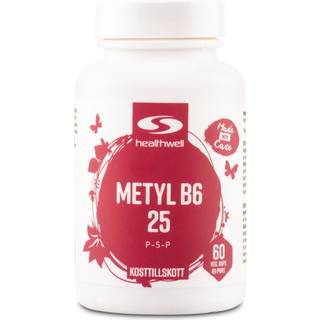 Healthwell Methyl B6 25, 60 kapsler