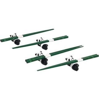 Spisepinde Sæt Med Holdere 4 stk. Panda Bambus
