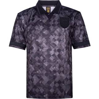 Score Draw England '90 Retro Blackout Shirt, Sort - L