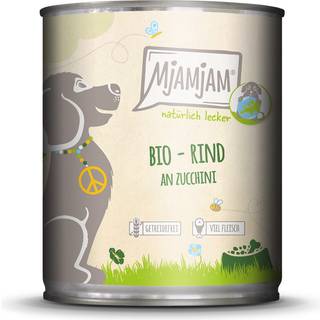 MjAMjAM Økologisk naturlig lækker - okse og squash 78.69 DKK/1 kg (6 x 800.0g)