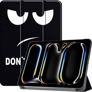 EIDERWOOD iPad Pro 11" (2025 / 2024) Tri-Fold Kunstlæder Cover m. Vågeblus Funktion - "Don't Touch Me"
