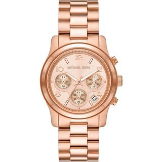 Michael Kors MK7324 Runway Rosa guldfarvet/Rosaguldtonet stål Ø38 mm
