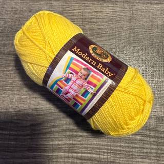 Lion Brand Yarn 924-158 Moderne baby garn gul
