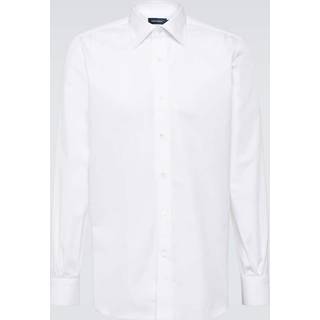 Thom Sweeney Lecce cotton poplin shirt - white - EU 42