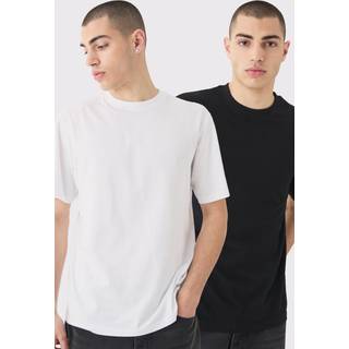 Mens Multi Regular Fit 2 Pack Basic T-shirt