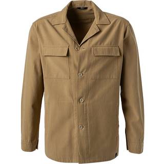 BOGGI MILANO Herren Overshirt beige unifarben