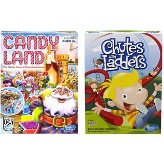 Hasbro Candyland og Chutes og Ladders Board Games