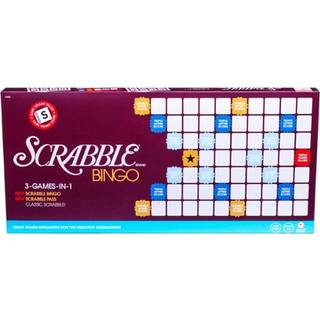 Glæde for alle Scrabble Bingo - Senior Word Games - Classic Scrabble Scrabble Bingo & Scrabble Pass - Let at læse tekst til lavt syn - Let at gri