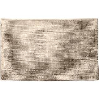Chenille bademåtte - beige (På lager i varehus)