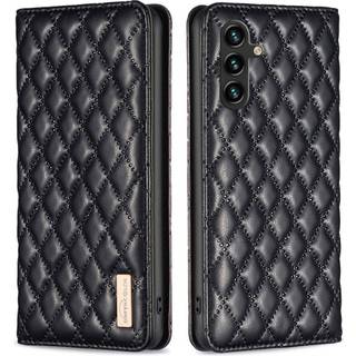 SKALO Samsung A15 4G BINFEN COLOR Big Wallet Quilted Flip Cover - Sort